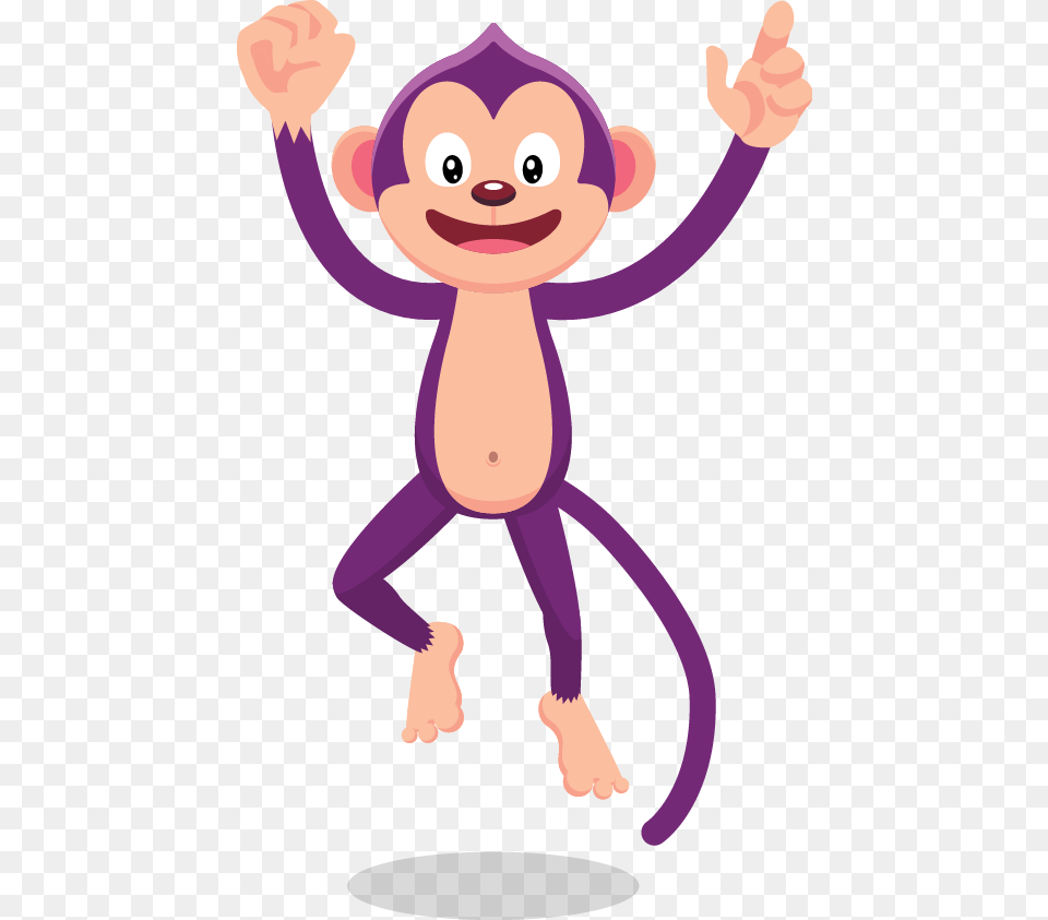 Monkey Clipart Jumping Monkeys Jumping On The Bed Clipart, Cartoon, Baby, Person Free Png