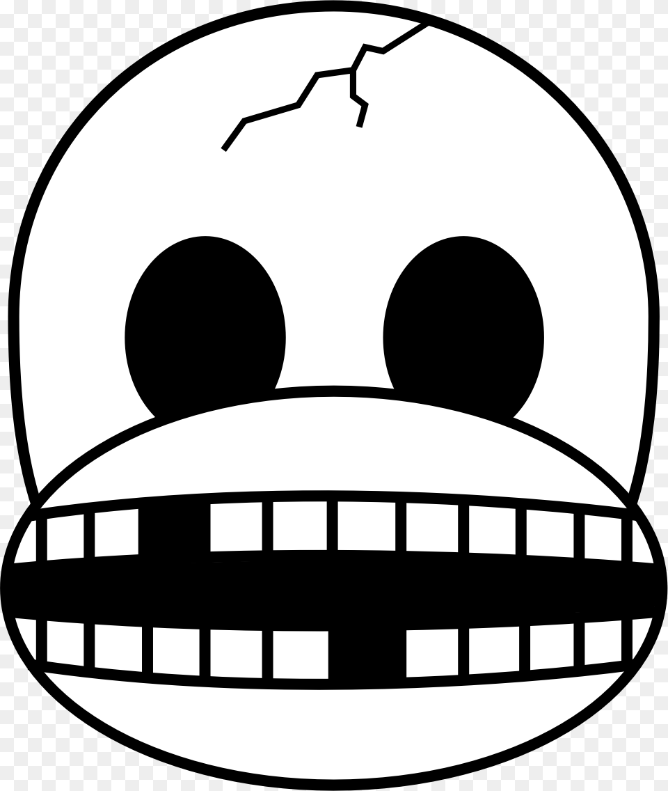 Monkey Clipart Skull, Stencil Png Image