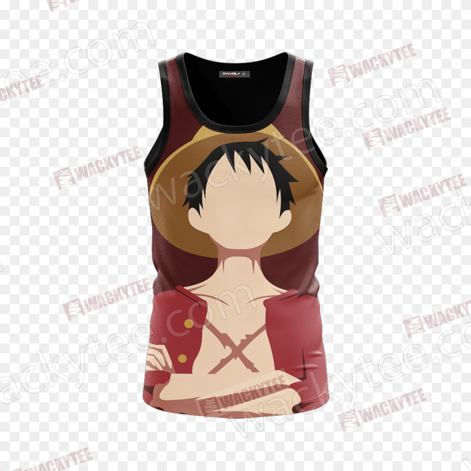 Monkey D Luffy, Clothing, Person, Tank Top, Vest Png