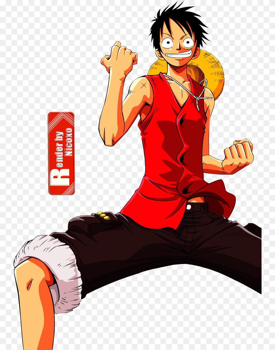 Monkey D Luffy Enies Lobby, Book, Comics, Publication, Adult Free Png