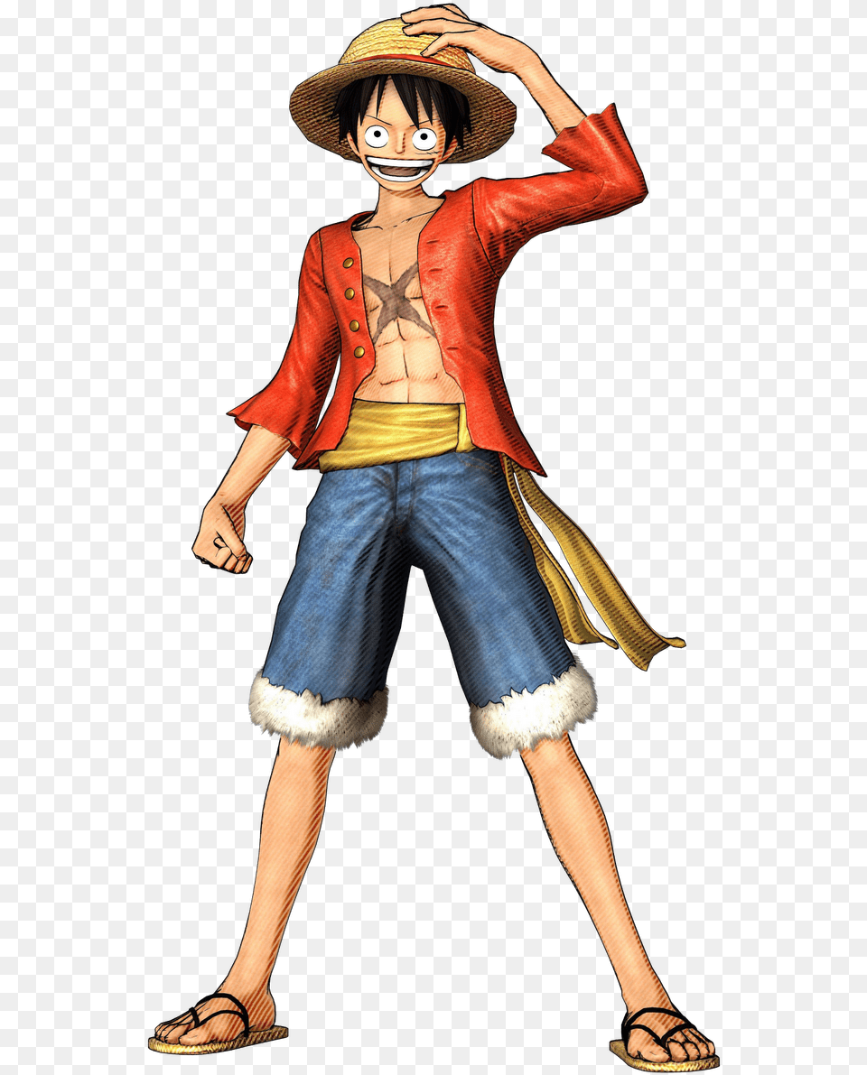 Monkey D Luffy Monkey D Luffy, Clothing, Coat, Adult, Person Png