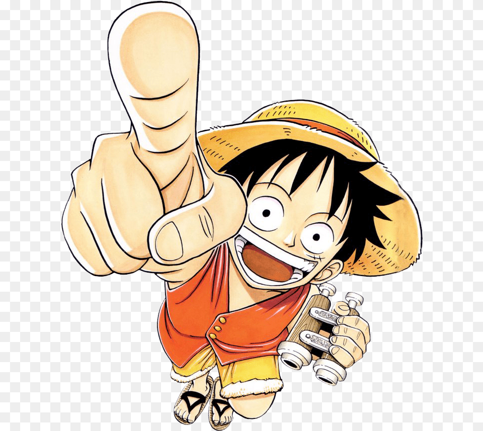 Monkey D Luffy One Piece Luffy Manga Art, Baby, Person, People, Hand Png Image