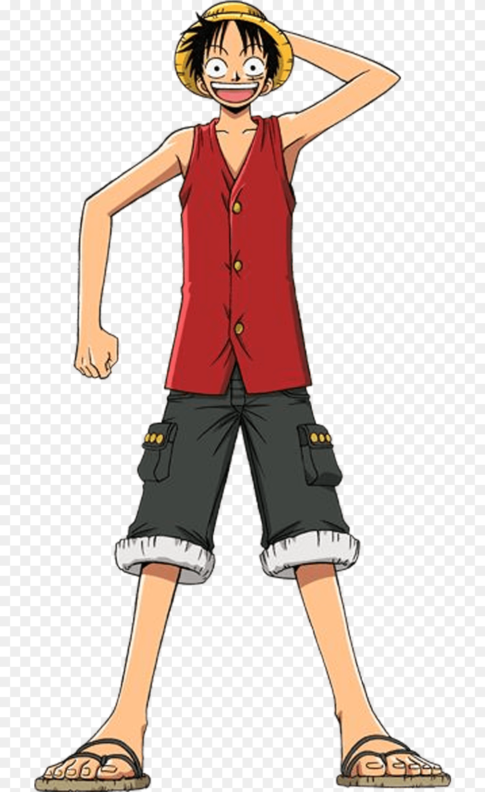 Monkey D Luffy Water One Piece Luffy Full Body Luffy One Piece Full Body, Book, Shorts, Clothing, Comics Png