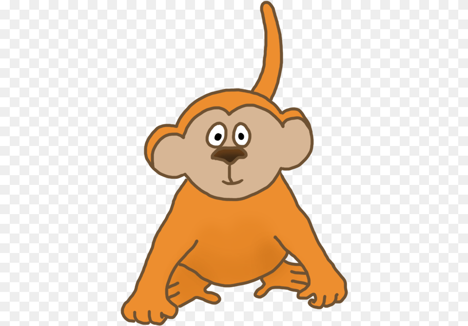 Monkey Drawings, Baby, Person, Plush, Toy Free Png Download