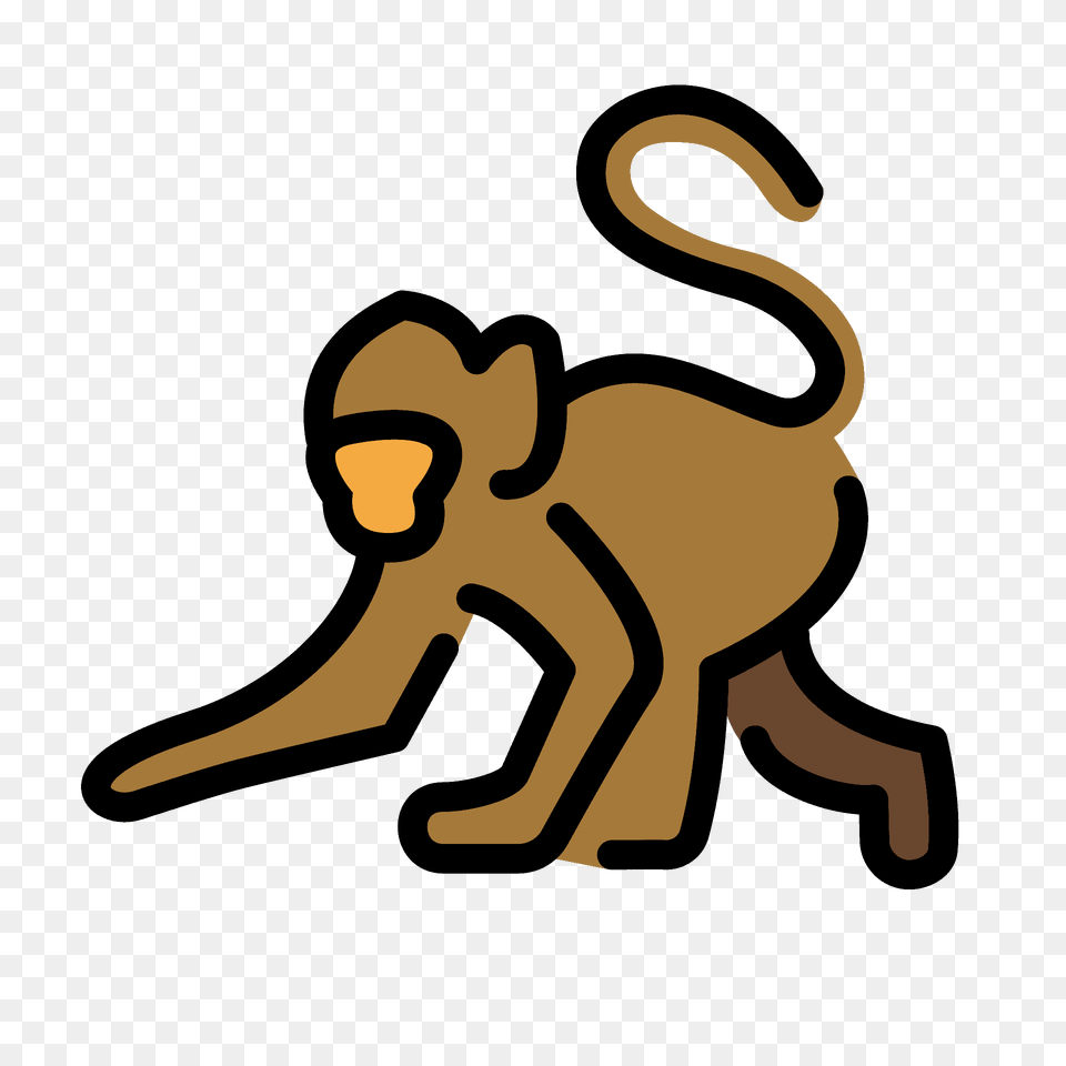 Monkey Emoji Clipart, Animal, Mammal, Wildlife, Baboon Png