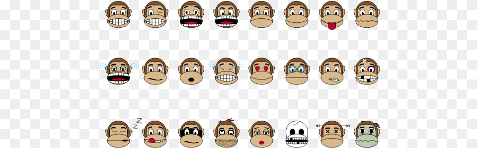 Monkey Emoji Image Emoji Maimute De Desenat, Face, Head, Person Free Png