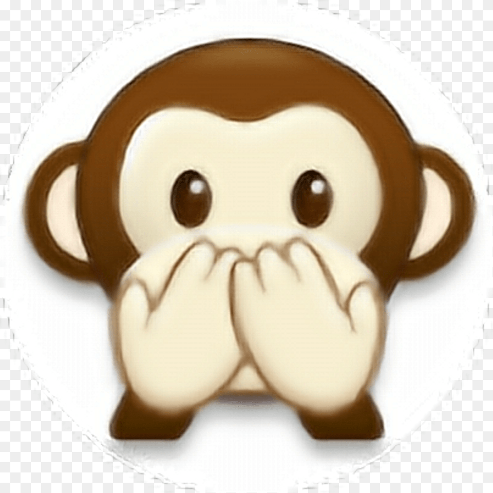 Monkey Emoji Samsung Speak No Evil Monkey Emoji Samsung, Plush, Toy, Animal, Mammal Free Transparent Png