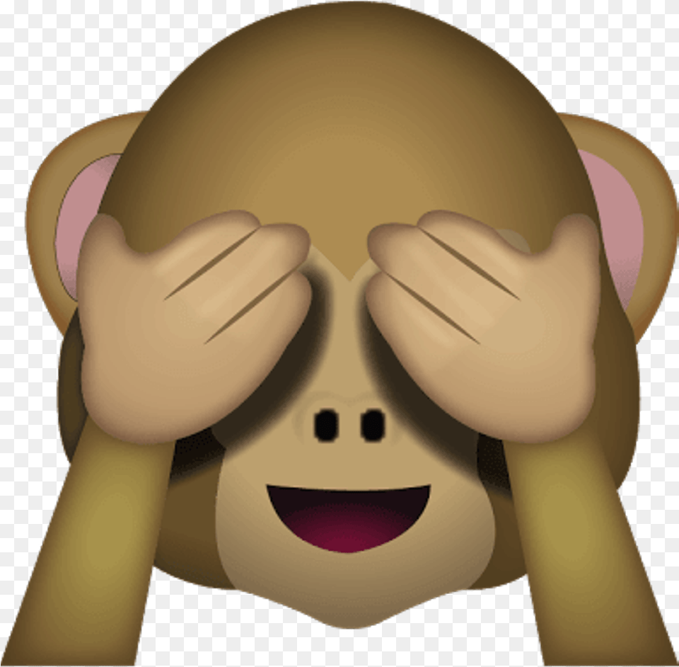Monkey Emoji See No Evil, Body Part, Finger, Hand, Person Png