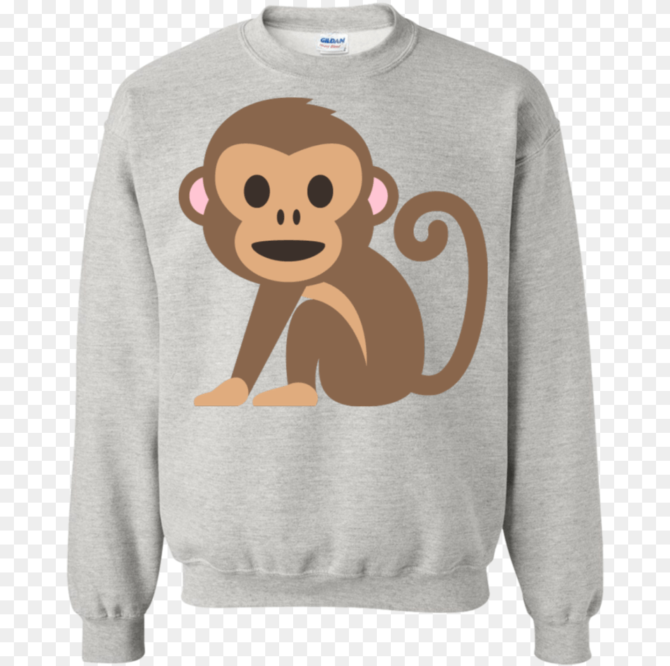 Monkey Emoji Sweatshirt Dragon Ball Z Louis Vuitton, Clothing, Sweater, Knitwear, Sleeve Free Png Download
