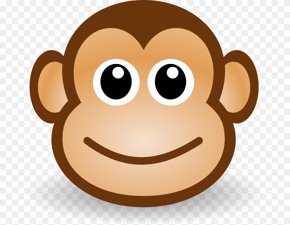 Monkey Face Cartoon, Animal, Mammal, Wildlife, Astronomy Png Image