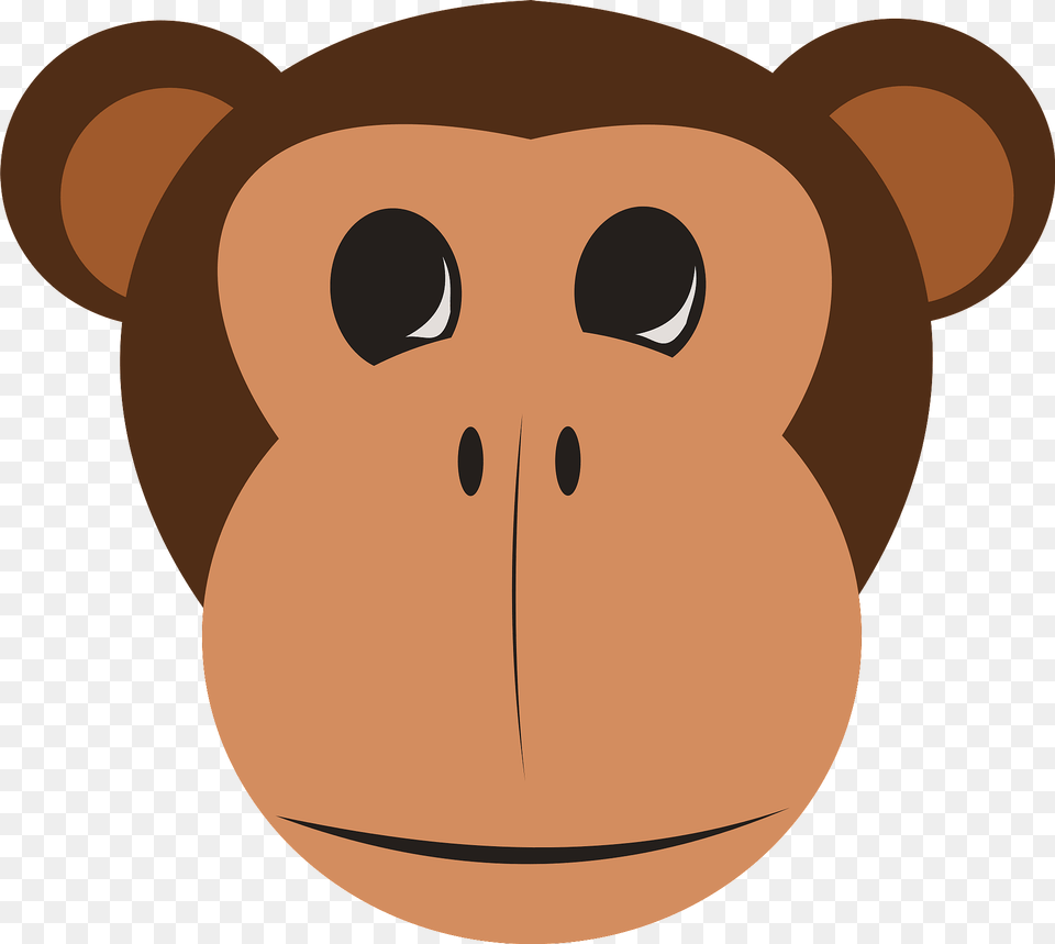 Monkey Face Clipart, Animal, Mammal, Wildlife, Ape Free Png Download