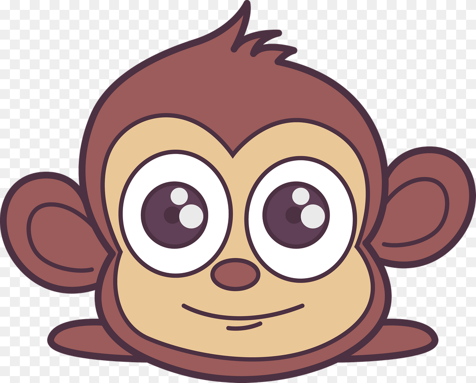 Monkey Face Clipart, Disk Free Png Download