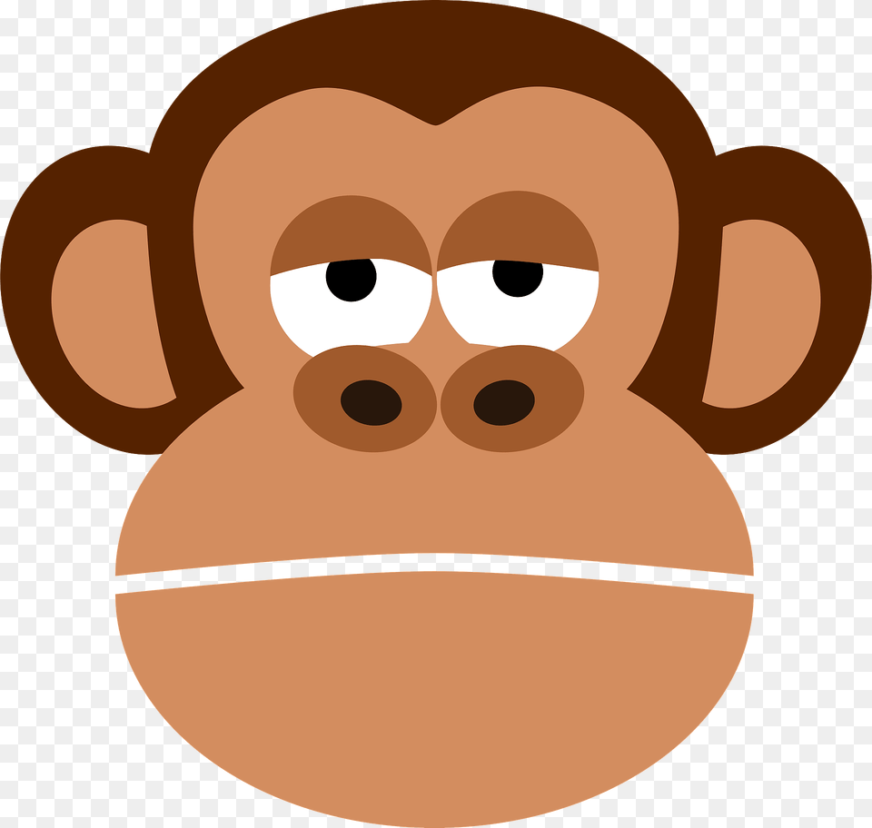 Monkey Face Clipart, Animal, Mammal, Wildlife, Ape Free Png