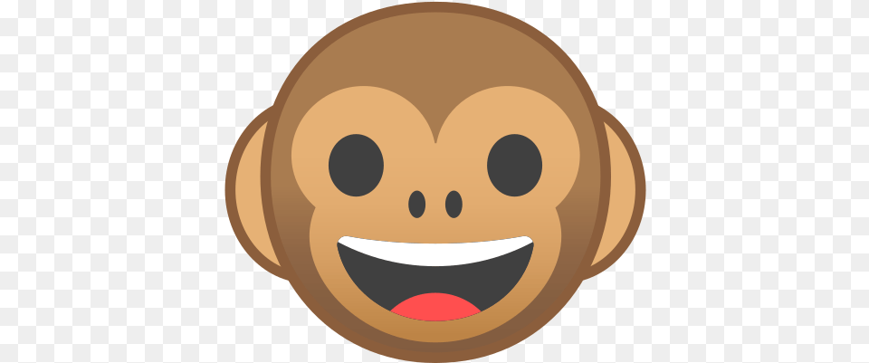 Monkey Face Emoji Meaning With Pictures From A To Z Happy Cartoon Monkey Face, Disk Png