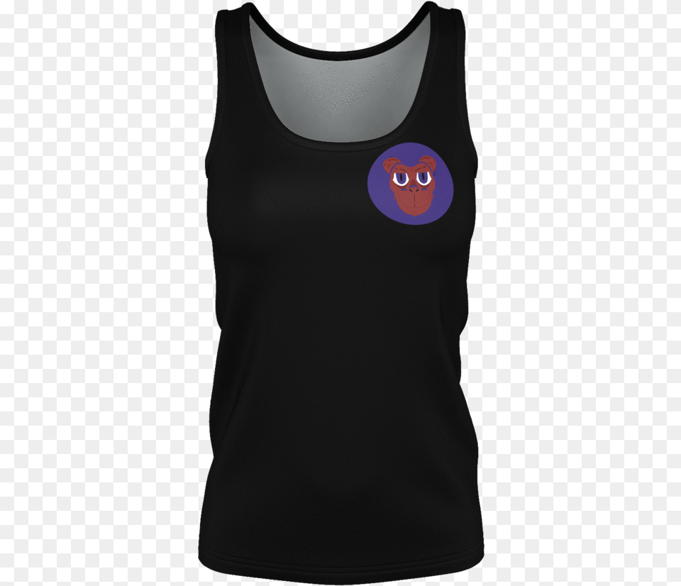 Monkey Face Tank Women S Owl, Clothing, Tank Top, Adult, Female Free Transparent Png