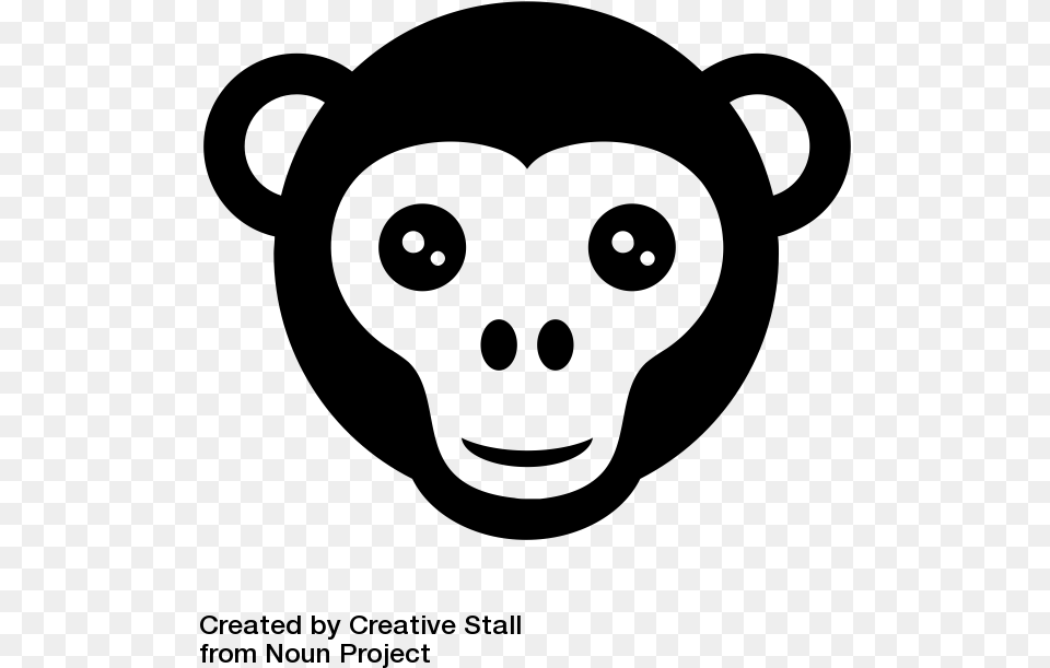 Monkey Face Gray Free Transparent Png
