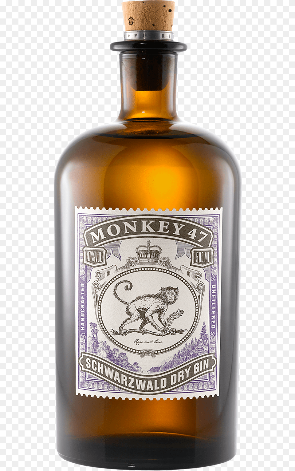 Monkey Gin Monkey, Alcohol, Beverage, Bottle, Liquor Free Png Download