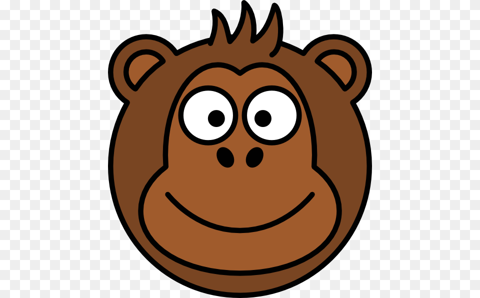 Monkey Head Clip Art, Animal, Mammal, Wildlife, Pig Png Image