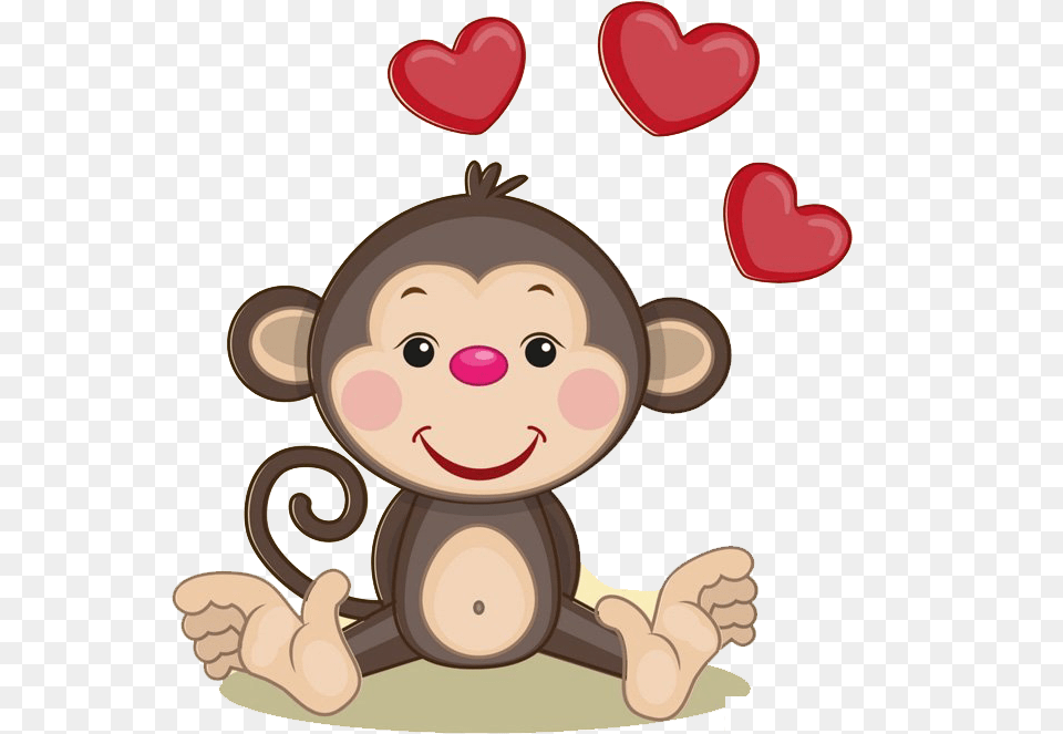 Monkey Heart Illustration, Face, Head, Person Free Transparent Png