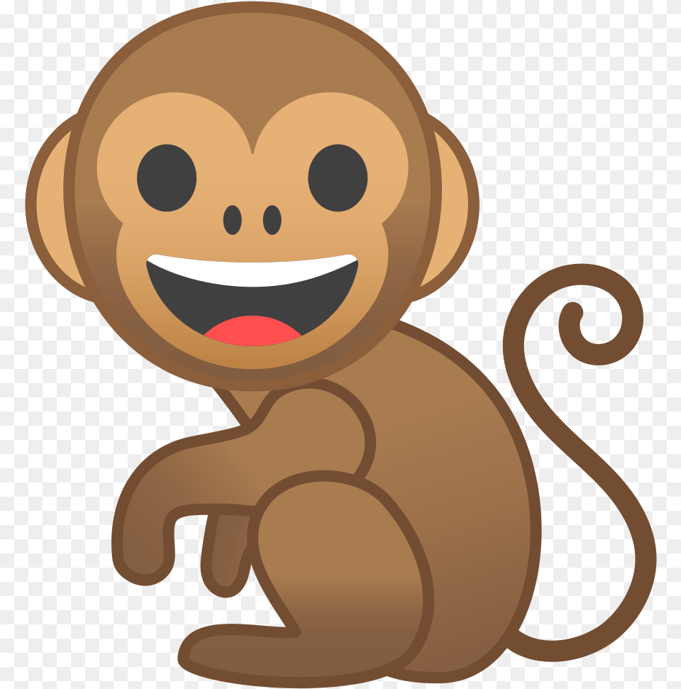 Monkey Icon Noto Emoji Animals Nature Iconset Google Monkey Emoji, Outdoors, Snow, Snowman, Winter Free Png