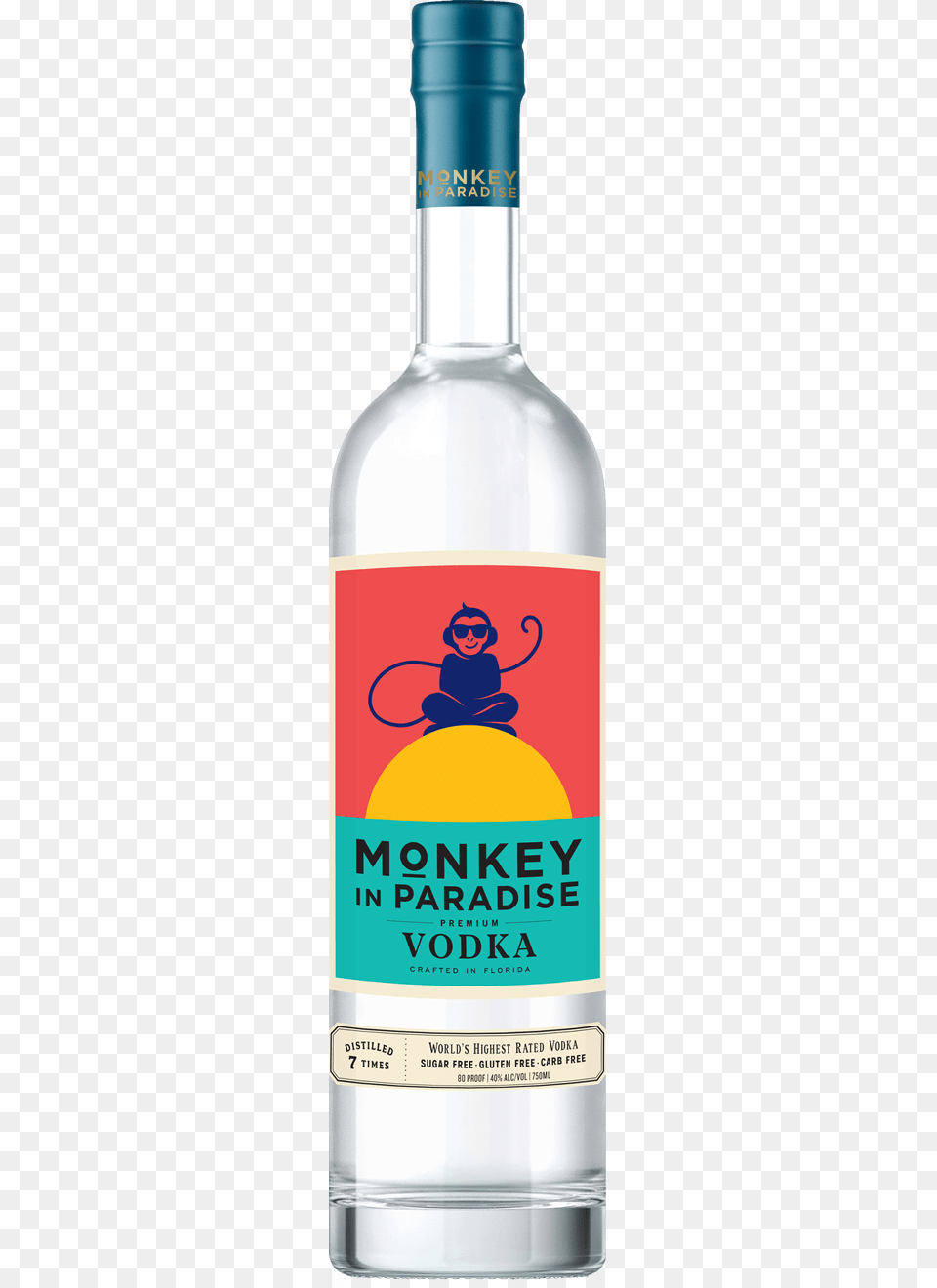 Monkey In Paradise Vodka Price, Alcohol, Beverage, Gin, Liquor Free Png Download