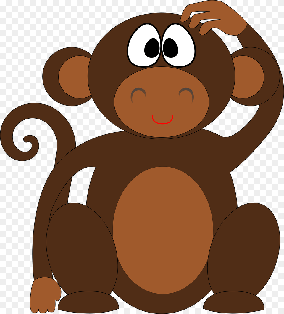 Monkey Mus Know Weh Him Gwine Put Him Tail Before Cartoon Animals, Nature, Outdoors, Snow, Snowman Free Transparent Png