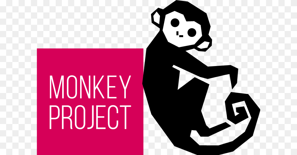 Monkey Project, Stencil, Recycling Symbol, Symbol, Animal Free Png Download