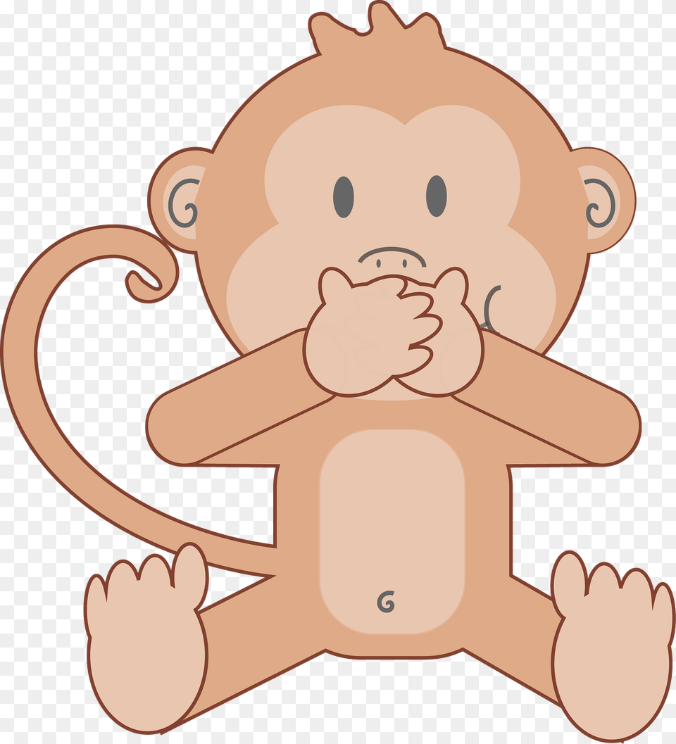 Monkey Speak No Evil Clipart, Body Part, Finger, Hand, Person Free Transparent Png