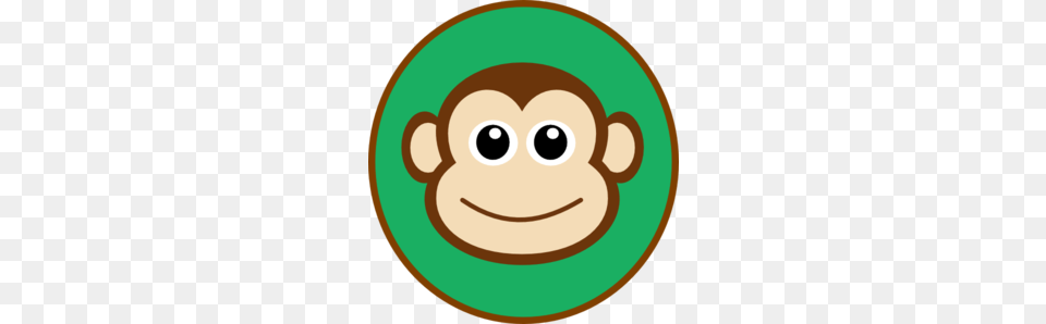 Monkey Topper Clip Art, Disk Png Image