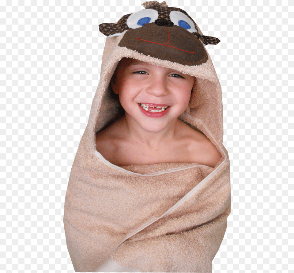 Monkey Towel Girl, Smile, Person, Head, Hat Free Png Download