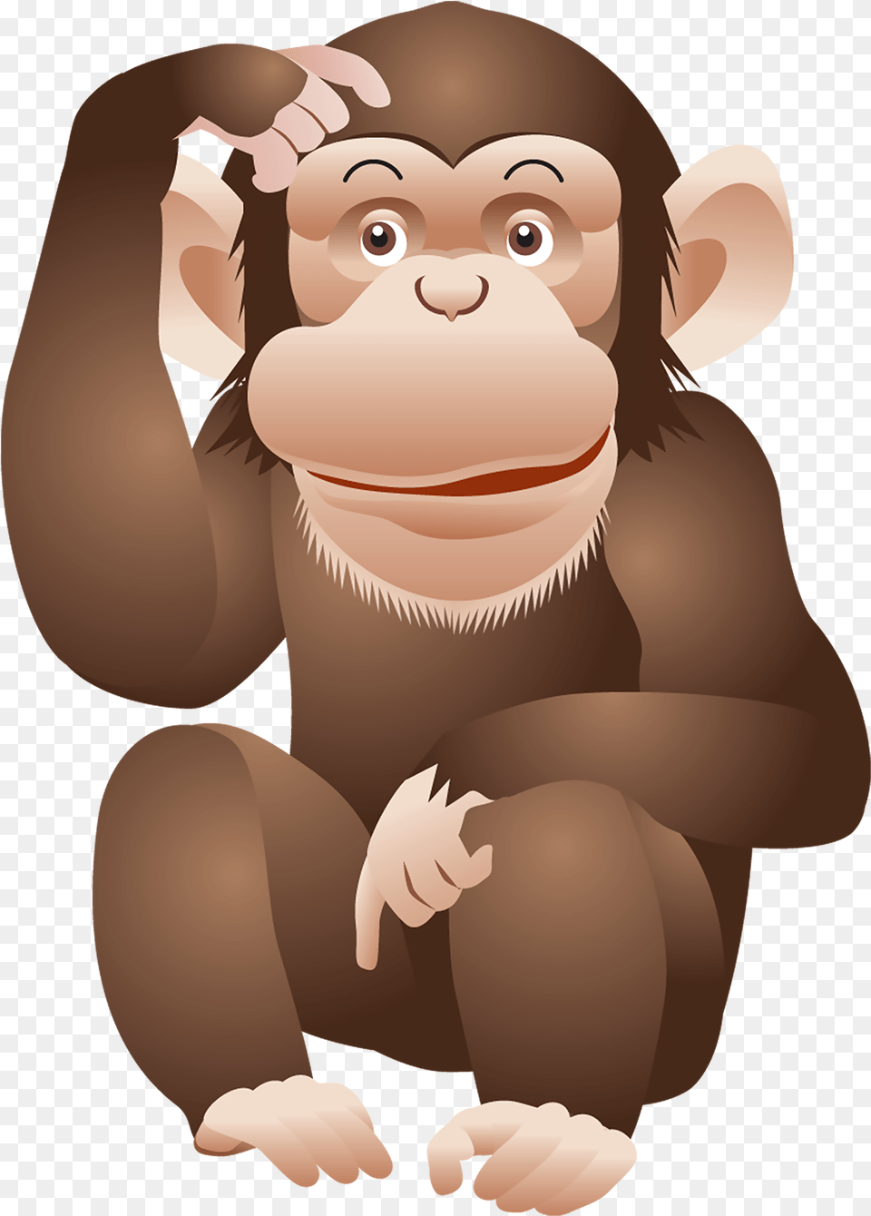 Monkey Clipart Monkey, Animal, Mammal, Wildlife, Ape Free Transparent Png