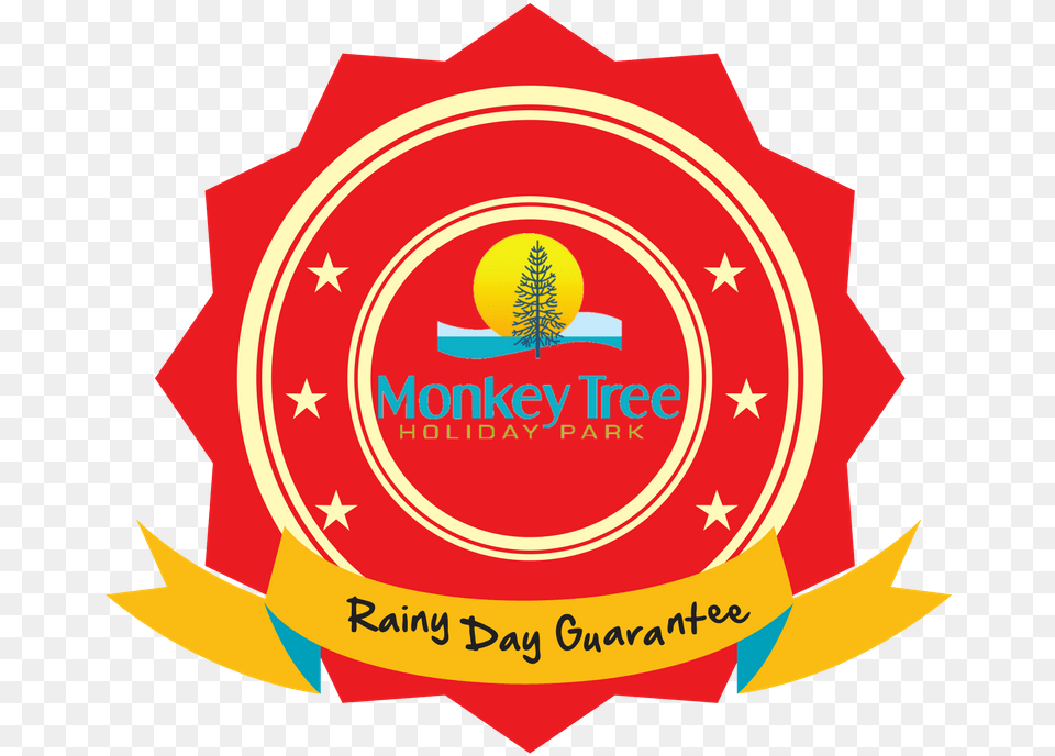 Monkey Tree Holiday Park Rainy Day Guarantee Kumaraguru College Of Technology Logo, Badge, Symbol, Emblem, Dynamite Png
