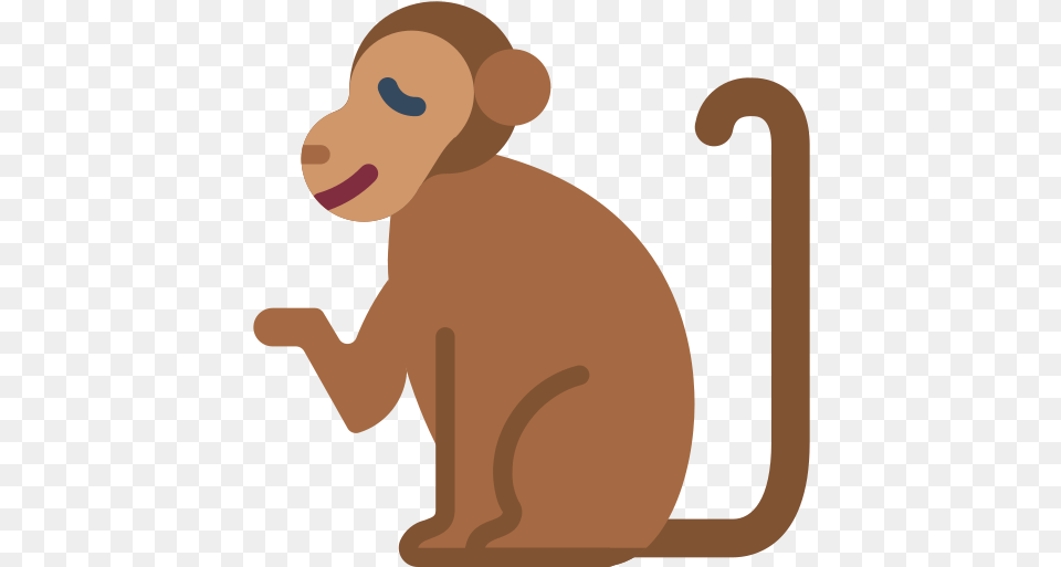 Monkey Vector Icons Designed By Smashicons Animal Figure, Bear, Mammal, Wildlife Free Png Download