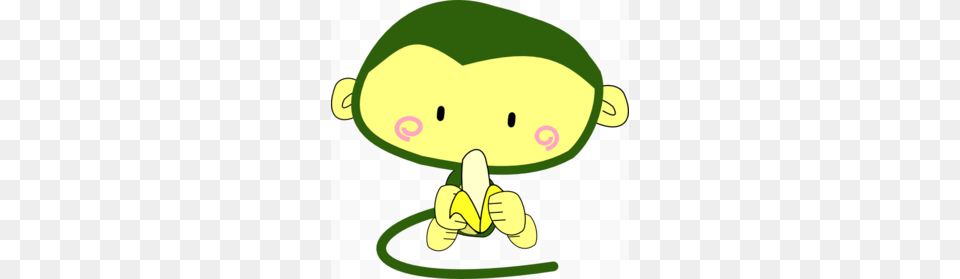 Monkey With Banana Clip Art For Web, Plush, Toy Free Png Download