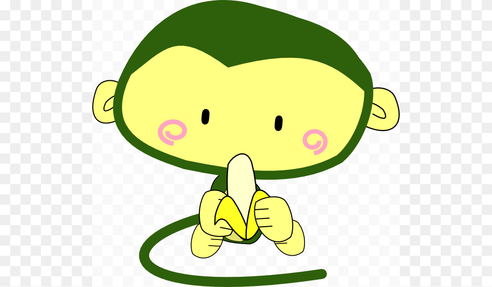 Monkey With Banana Clip Arts Download, Plush, Toy Free Transparent Png