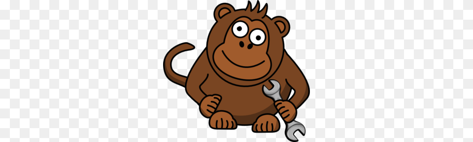 Monkey Wrench Clip Art, Animal, Bear, Mammal, Wildlife Png Image