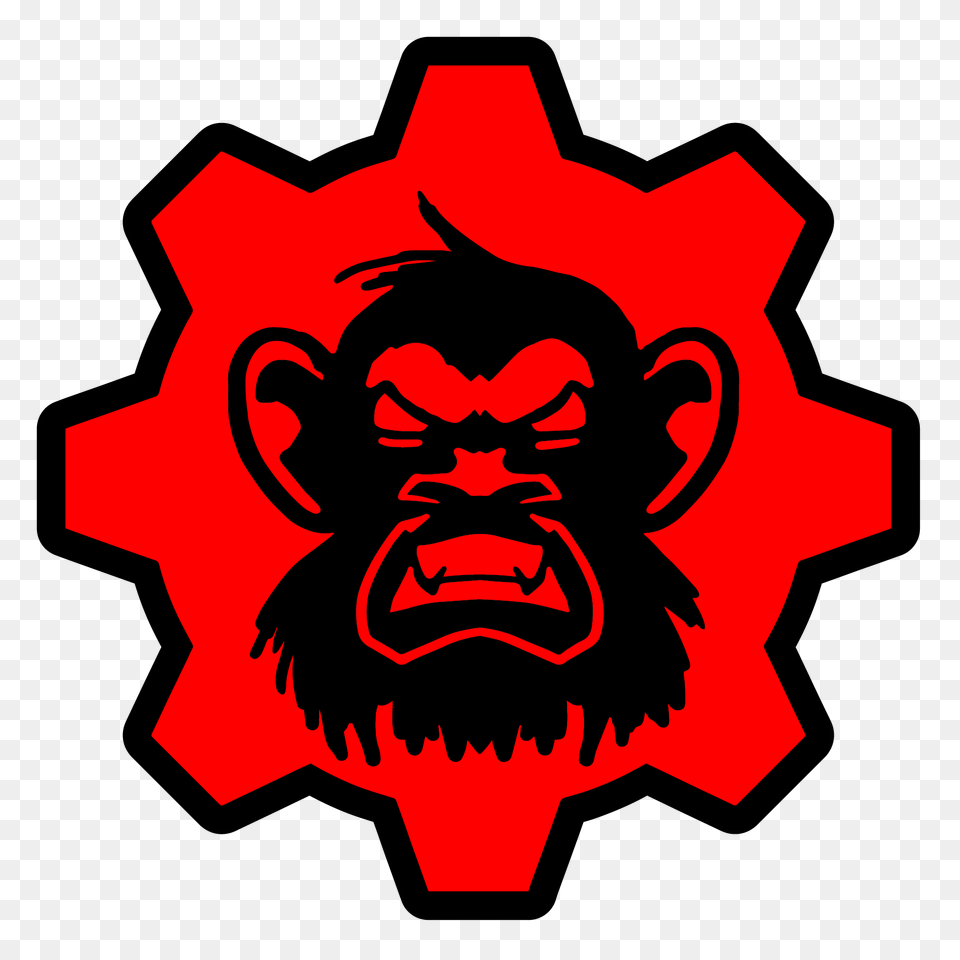 Monkey Wrench Custom Computer Gear Logo, Person, Face, Head, Animal Png