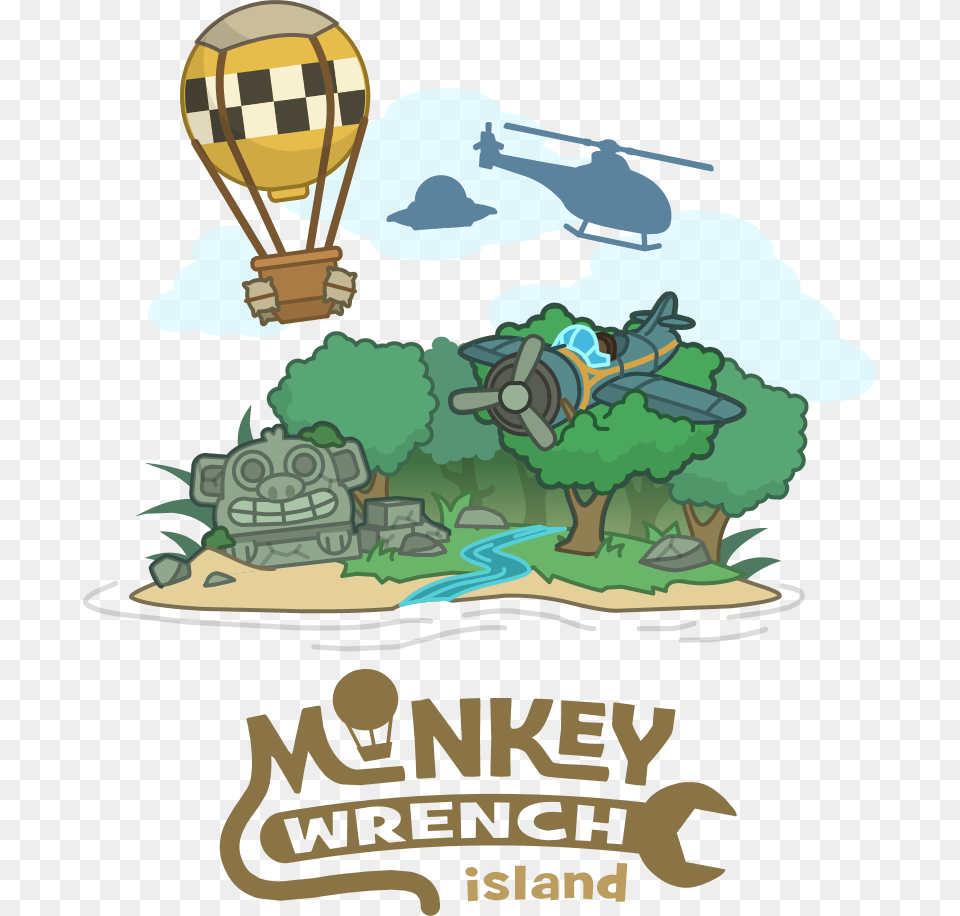 Monkey Wrench Poptropica Monkey Wrench Island, Advertisement, Poster, Aircraft, Transportation Free Transparent Png