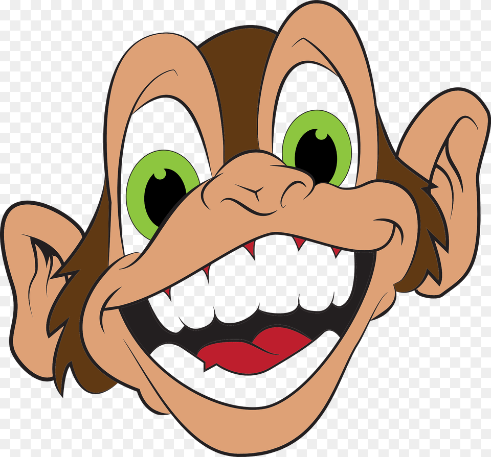 Monkeys Clipart, Cartoon, Body Part, Mouth, Person Free Png Download