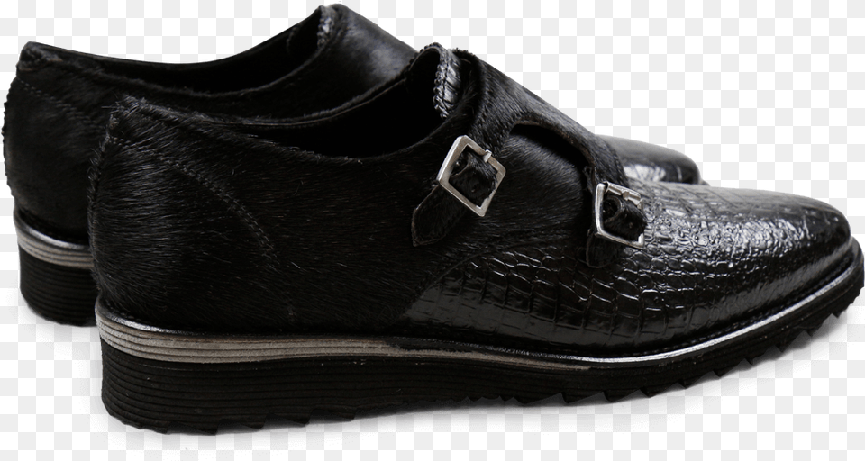 Monks Amy 1 Baby Croco Black Hair On Black Cut Angel Slip On Shoe, Clothing, Footwear, Sneaker Png Image