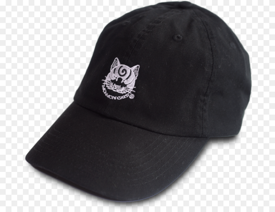 Monmon Black Dad Hat Monmon Cats Baseball Cap, Baseball Cap, Clothing Free Transparent Png