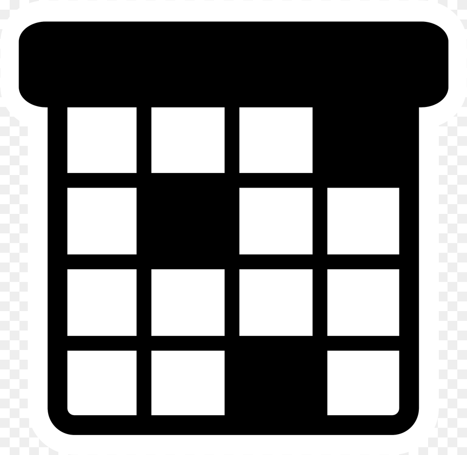 Mono Agenda Date Of Birth Icon, Stencil, Text Free Png Download