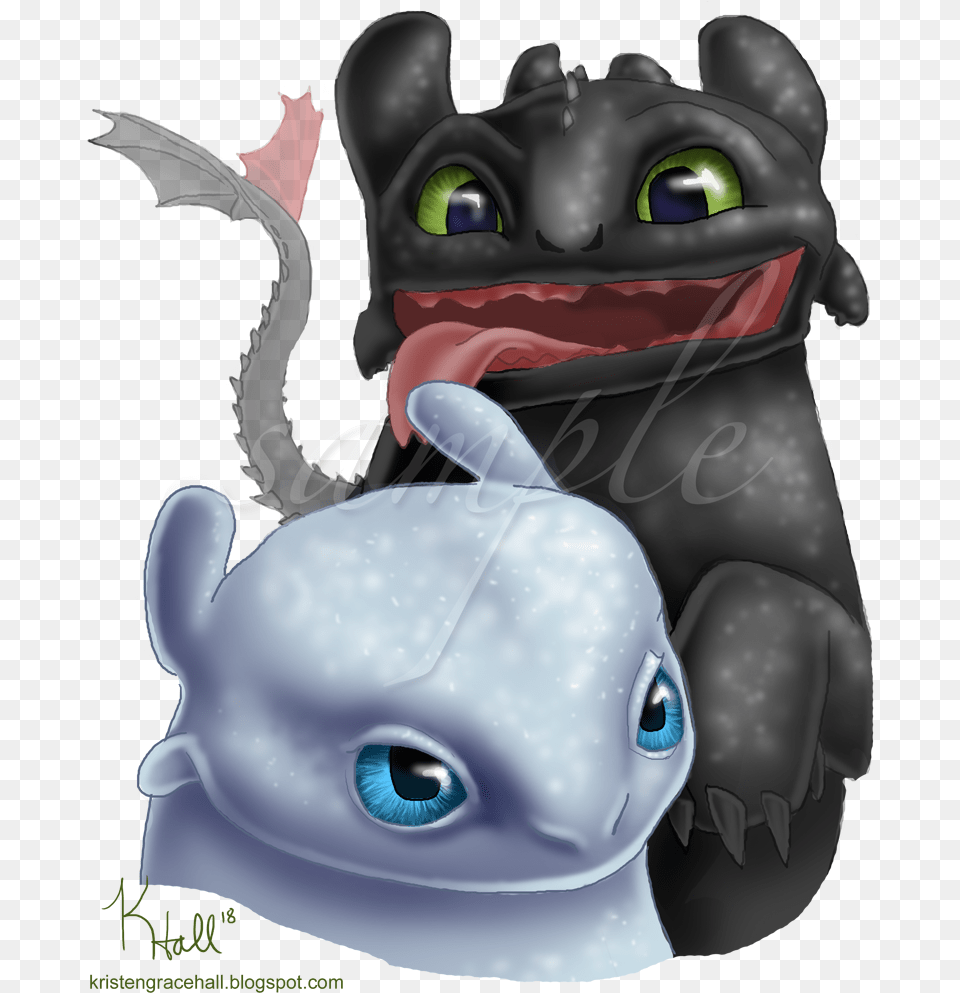 Monocerosarts Light Fury White Fury And Toothless, Plush, Toy, Baby, Person Free Transparent Png