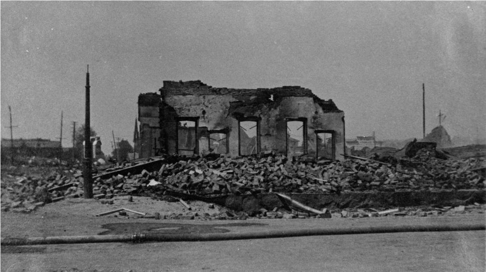 Monochrome, Architecture, Building, Ruins, Rubble Png Image