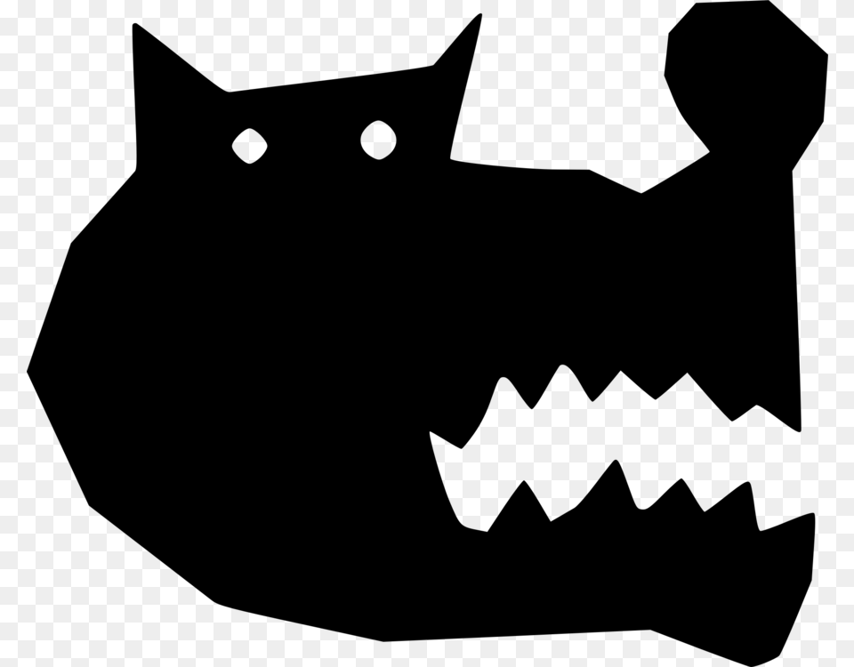 Monochrome Cat Cat, Gray Png