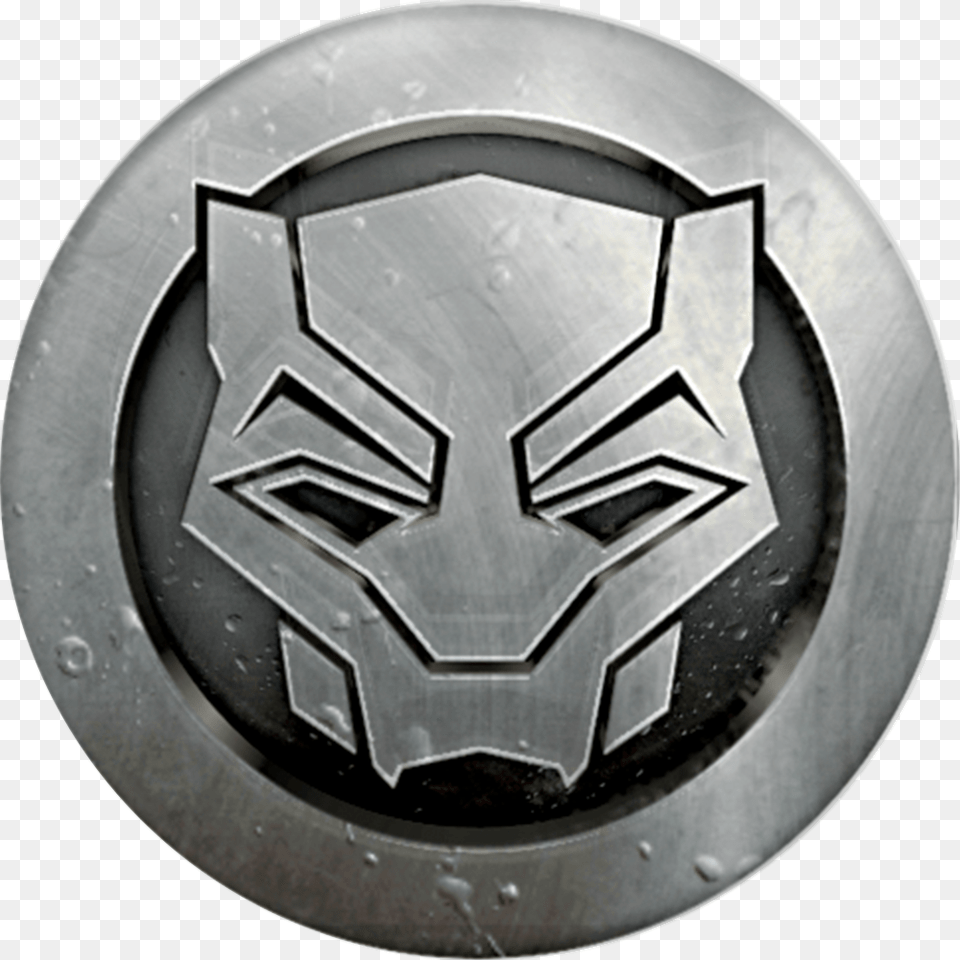 Monochrome Marvel Logo Black Panther, Emblem, Symbol, Wristwatch Free Png