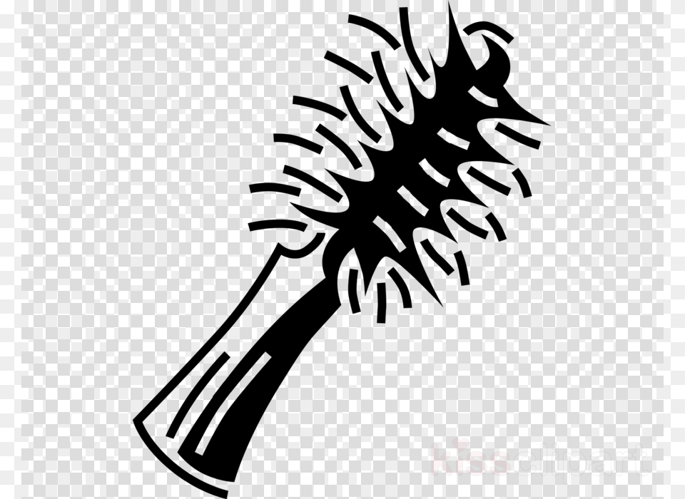 Monochrome Photography Clipart Hairbrush Clip Art, Electrical Device, Microphone, Silhouette, Stencil Free Png