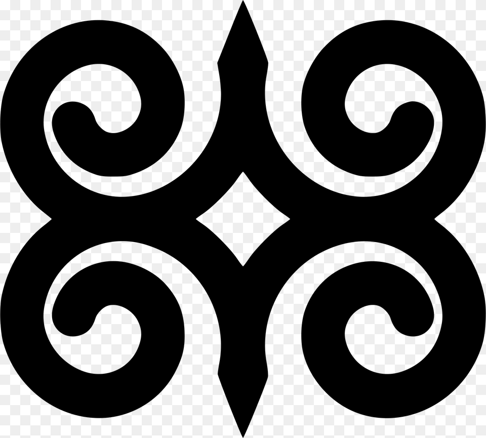 Monochrome Photographytextsymbol Strength Adinkra Symbols, Gray Free Transparent Png