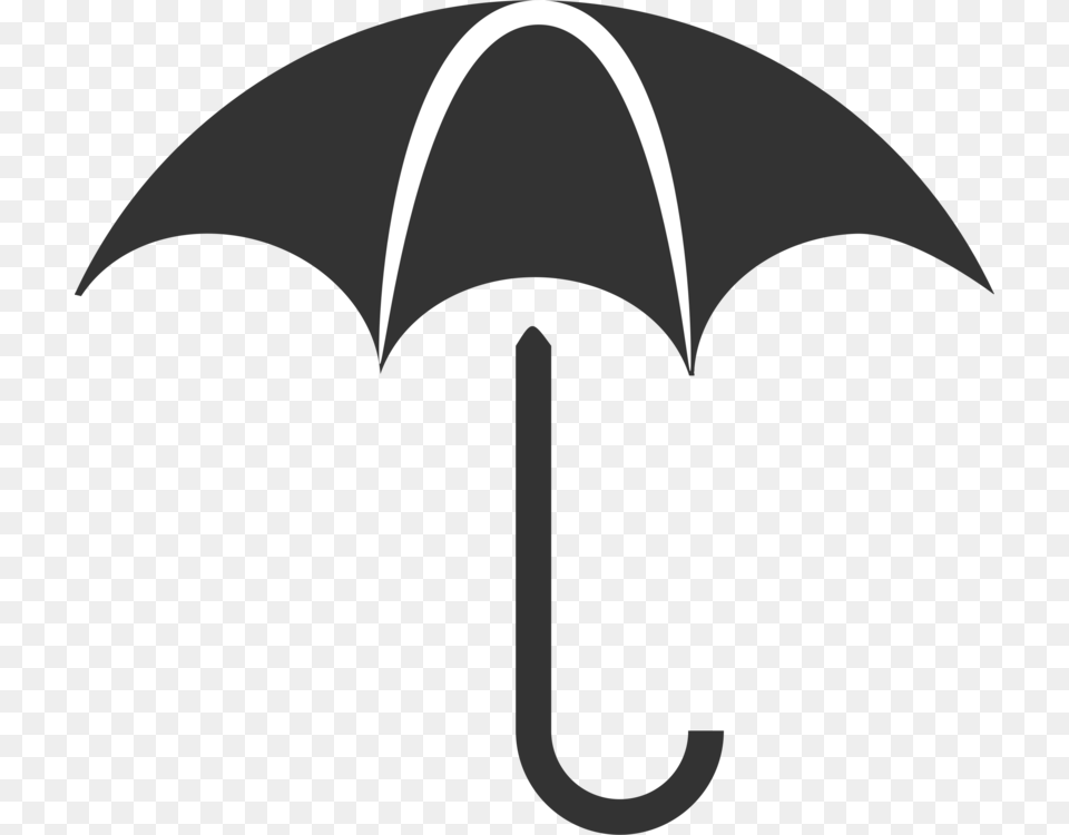 Monochrome White Umbrella, Canopy Png Image