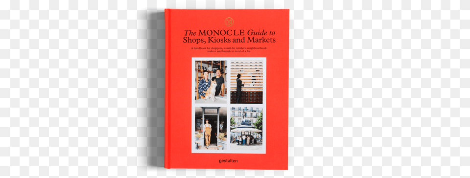 Monocle Guide To Shops Kiosks And Markets, Book, Publication, Person Free Png Download